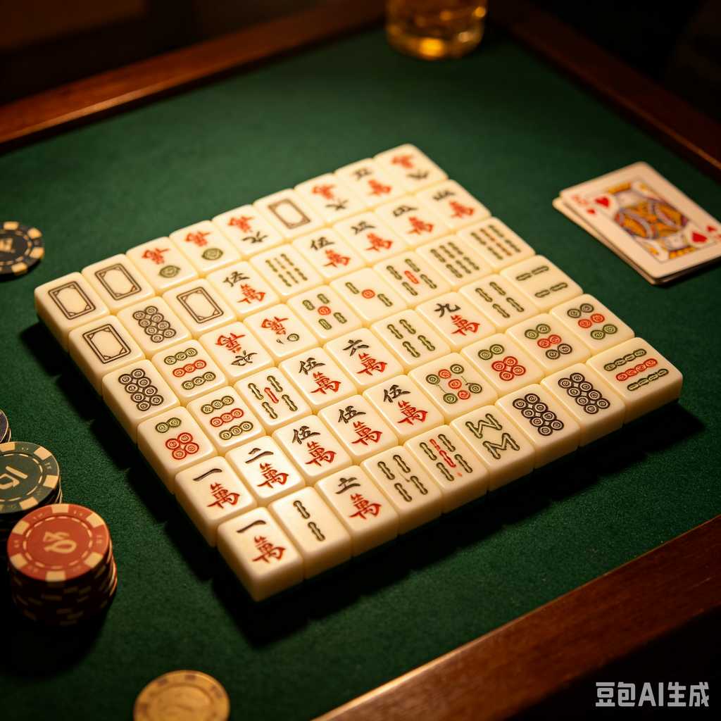 shiny mahjong tiles luxury